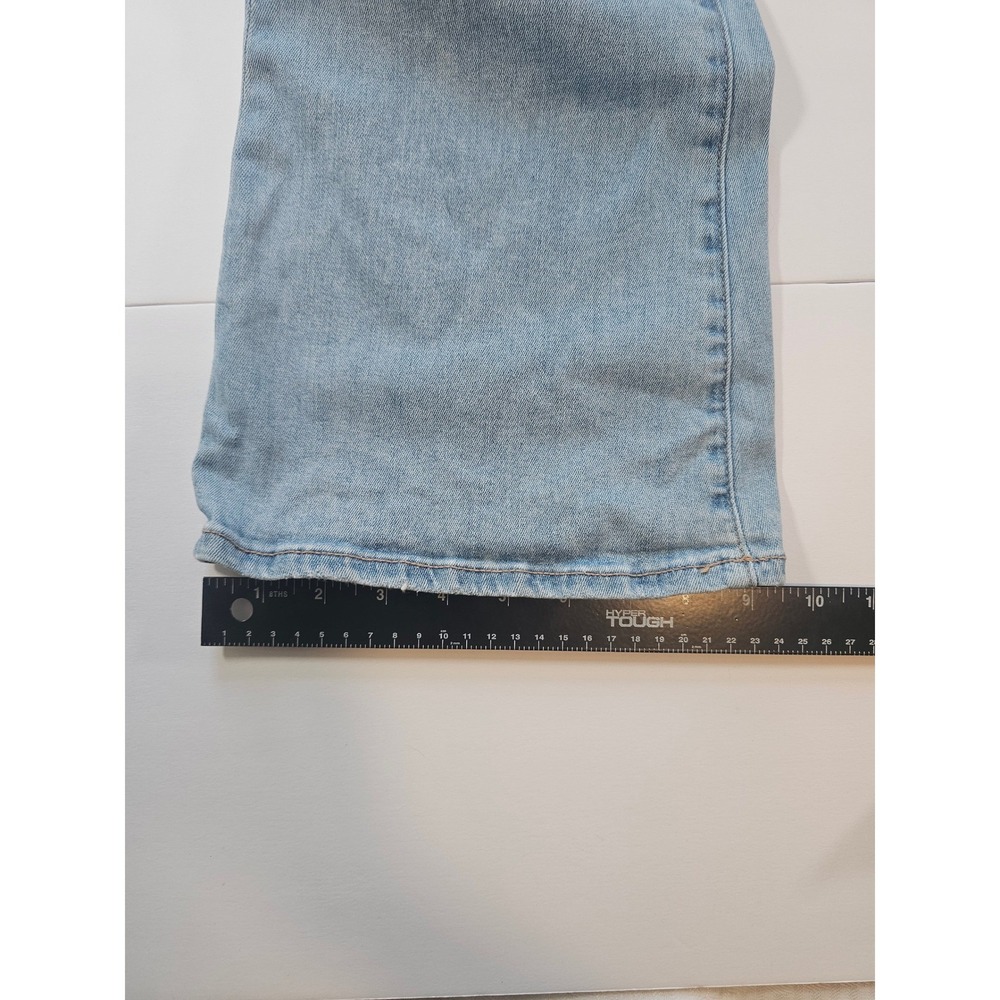 American Eagle Flare Jeans Womens 0 Blue Distressed Next Level Stretch Denim - Picture 5 of 7